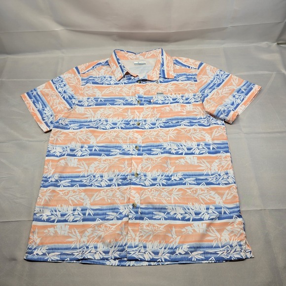 Columbia Men's Pfg Super Slack‎ Tide Camp ShirtLarge - Picture 1 of 9